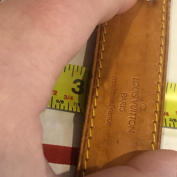 LOUIS VUITTON Vachetta Replacement Shoulder Strap with Clips and Shoulder Pad - Picture 5 of 16